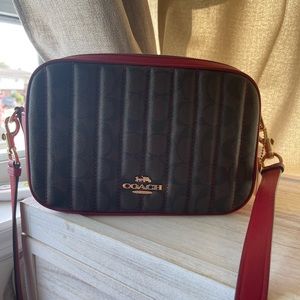 Coach crossbody quilted bag